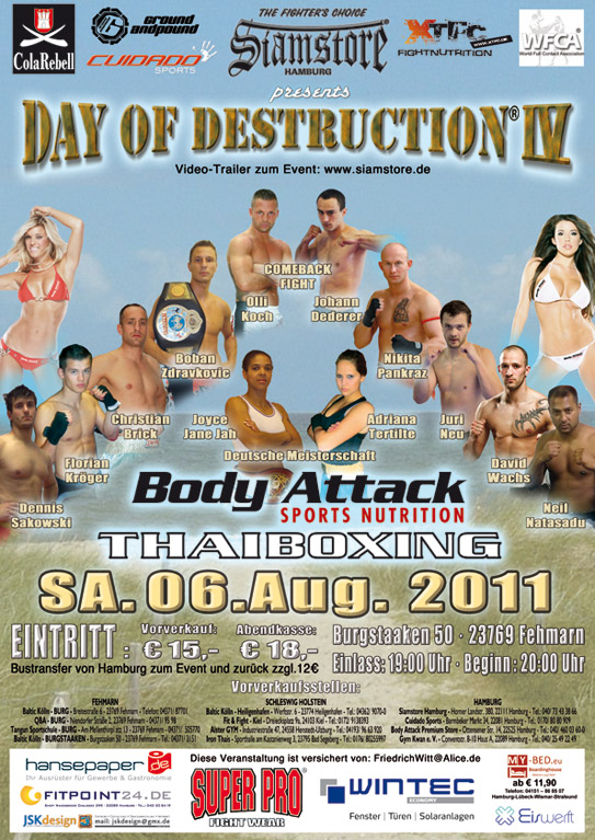 BodyAttack-Thaiboxing-Fehmarn 06. Aug 2011